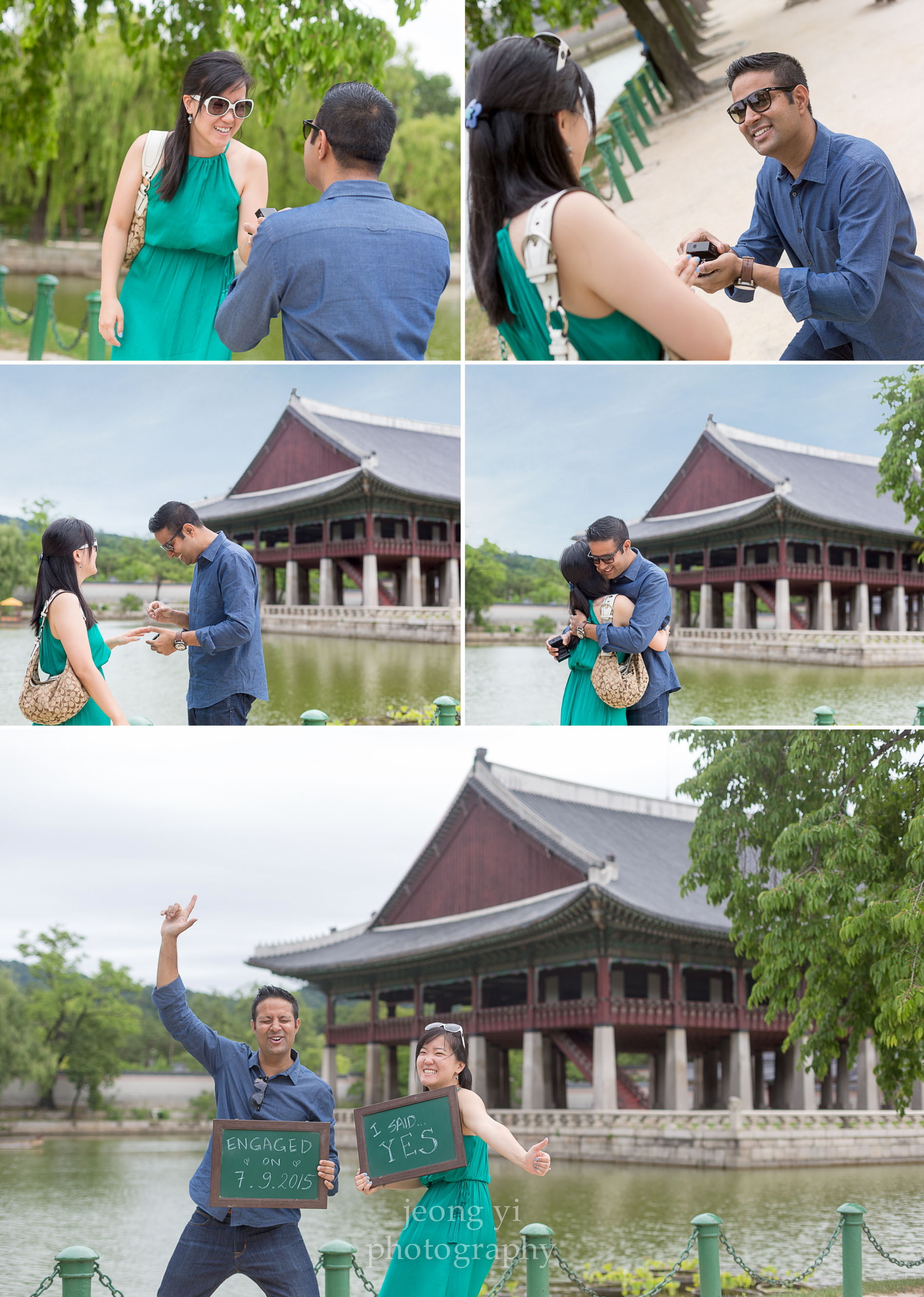 engagement photos in Korea