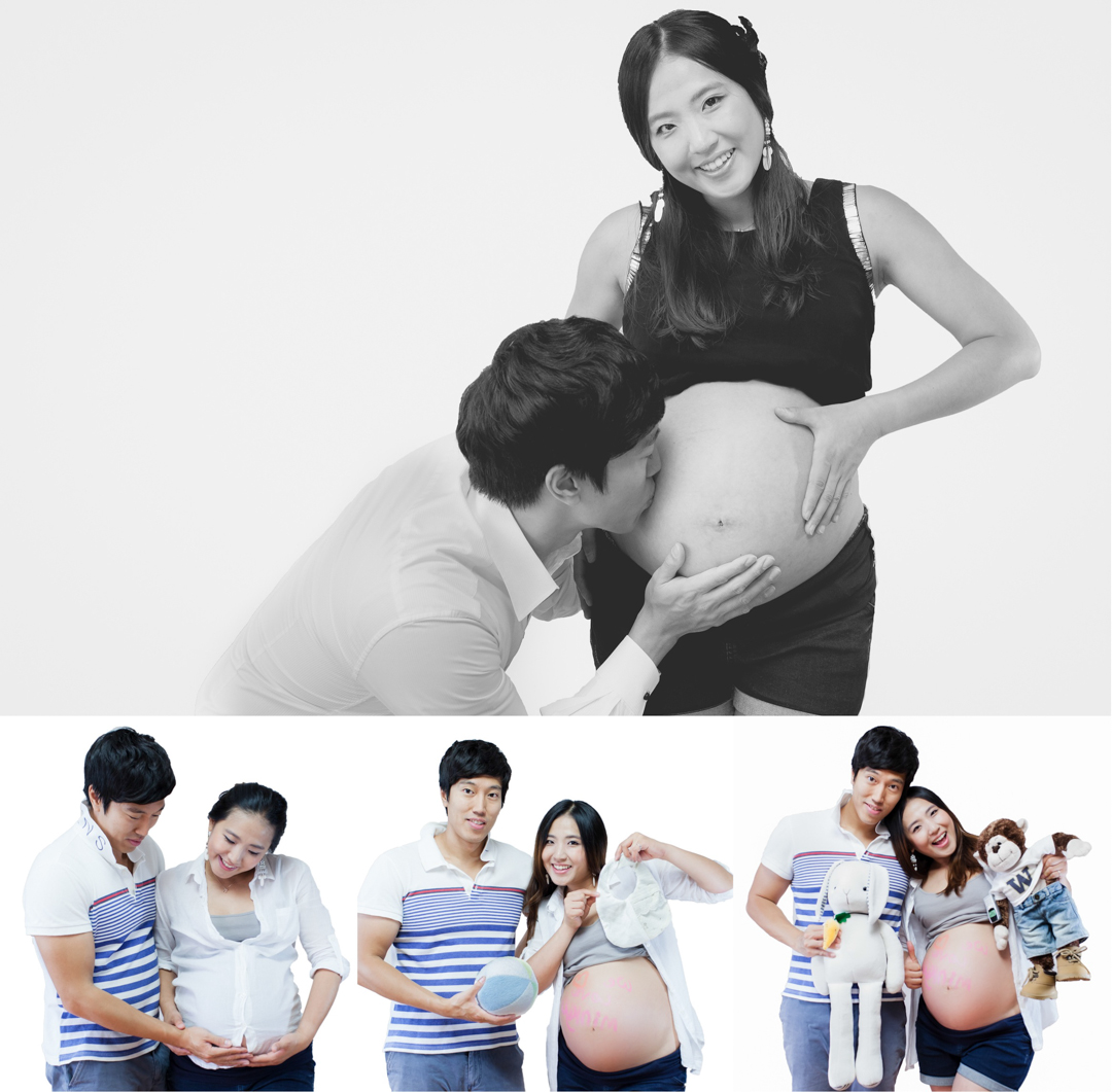 maternity photos in Korea