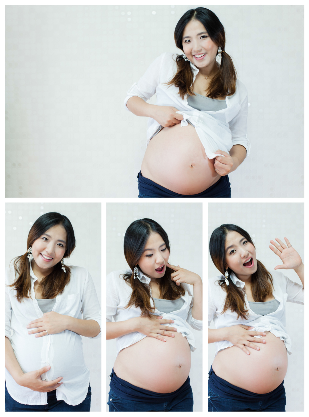 maternity photos in Korea