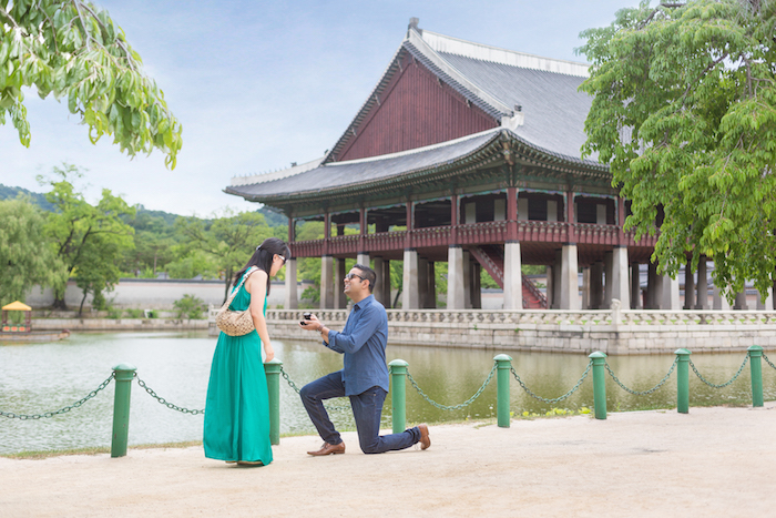 Proposal picture in Seoul