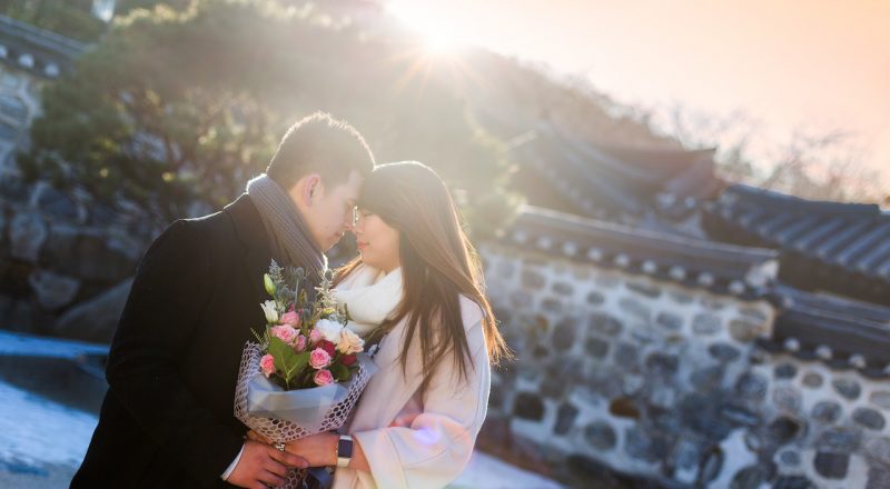 Surprise proposal at Namsan Tower